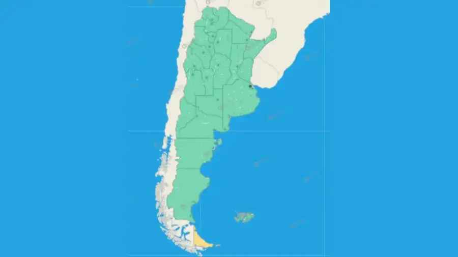 alerta amarilla TDF