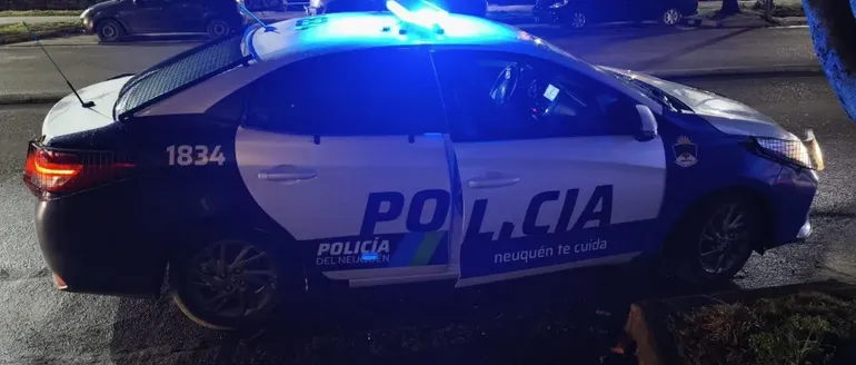 El control de rutina culminó con dos detenidos por tenencia de arma de fuego. 