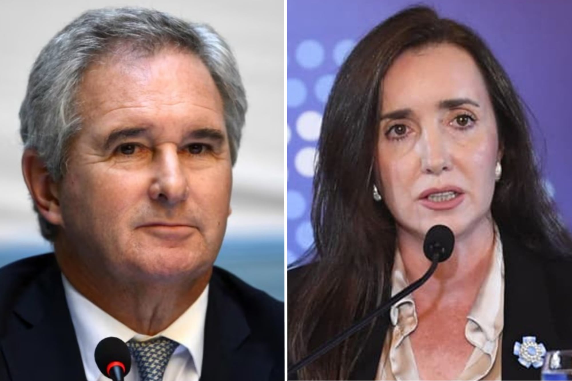 Pablo Quirno y Victoria Villarruel
