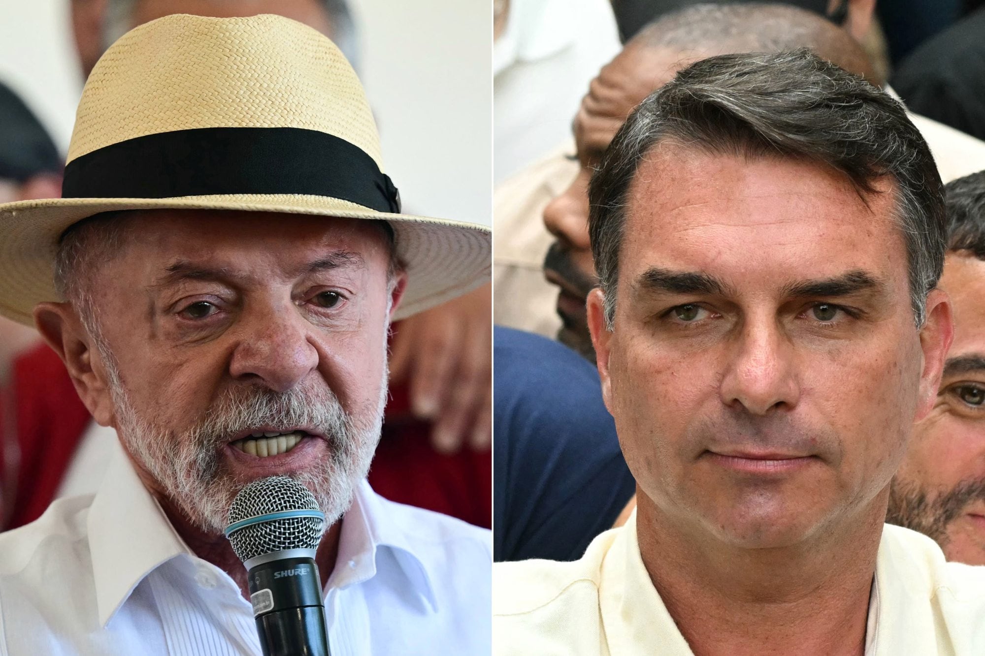 Flávio Bolsonaro y Luiz Inácio Lula da Silva pasaron a un balotaje en Brasil