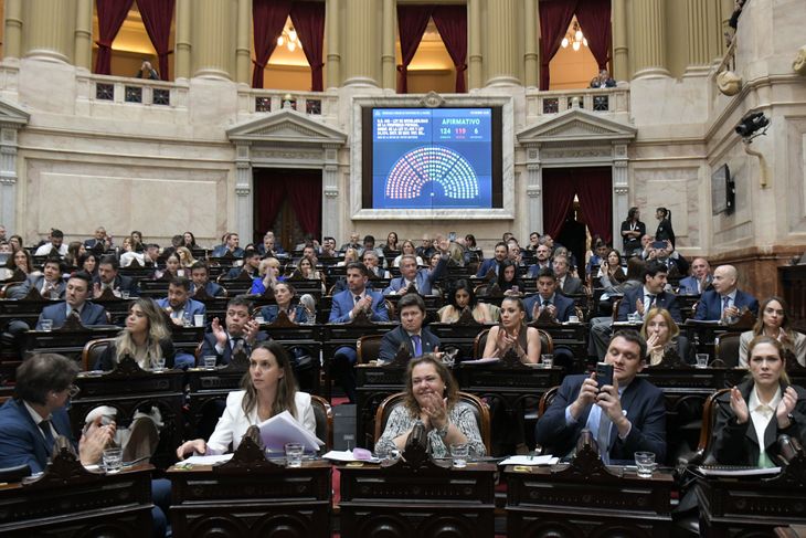 El Gobierno logró una ajustada aprobación de la ley de El Gobierno logró una ajustada aprobación de la ley de